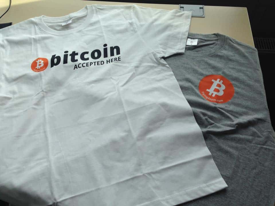 Koszulka z logo bitcoin